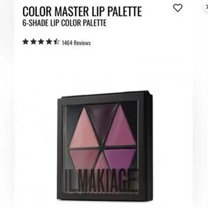 NIB. IL MAKIAGE Color Master Lip Palette - Violet Affair